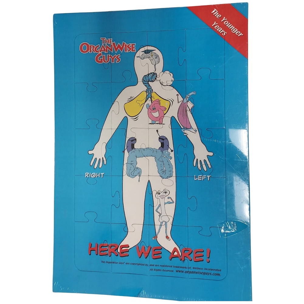 OrganWise Guys Kids Puzzle Educational Toy Anatomy Body Parts The Younger‎ Years